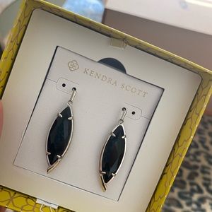 Kendra Scott Maxwell Rhodium Drop Earrings